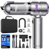 KITBEZN Aspirabriciole Senza Fili, 27KPA Aspirapolvere per Auto Portatile, 4 in 1 Mini Aspirapolvere Potente per Auto, Divano, Animale Domestico, Cucina