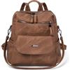 Aucuu Zaino Donna, Borsa Zaino Donna Elegante, Zainetto Multifunzionale, Zainetto Casual in Pelle PU, Zaini Antifurto, Borsa a Zaini Casual per Shopping Scuola Viaggio Lavoro