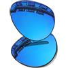 Vonxyz Lenti | Earsocks Nose Piece Ricambio per occhiali da sole Ray-Ban Aviator RB3025 - Opzioni multiple, Ice Mirrorcoat Polarizzato, 58mm