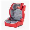 Tataway Disney Cars i-Size, Seggiolino auto bambini 15-36 kg (3,5-12 anni), 100-150 cm, Gruppo 2/3, si installa con cintura a 3 punti, rosso e grigio