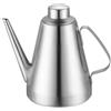 Angoily Oliera in acciaio inox antigoccia, 14 cm, 500 ml, cucina e casa | Acciaio inossidabile, design antigoccia, extra lungo, tappo antipolvere