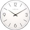 NeXtime 3157WI Basic Dome Orologio da Parete, Bianco, 35 cm