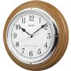 SEIKO WALL CLOCK RADIO CONTROLLED RD AR WOOD