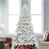 Busybee Albero di Natale innevato 210cm Albero di Natale Artificiale, Decorazione di Natale, Grande,per Decorazioni Natalizie PE PVC Realistico