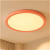 LQWELL® Plafoniera Lampada da soffitto a LED, Lampada da bagno impermeabile IP44 Rotonda Piatta 18W 3000K 1600LM Sottile per Soggiorno Bagno Camera da letto Cucina Seminterrato Ufficio, 220 * 24mm