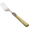 Rivadossi Sandro 9306FOT16 Set di Forchette da Tavola, 6 Pezzi-Elena-100% Made in Italy, Artigianalità e Design, Acciaio Inox 18/10, Verde Oliva