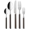 Villeroy & Boch Play! Chocolate Brown Posate da Tavola per 6 Persone, 30 Pezzi, Acciaio, Impugnatura in Plastica Marrone
