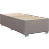 vidaXL Giroletto Grigio Tortora 80x200 cm in Tessuto, Rete Letto, giroletto con Piattaforma, giroletto Imbottito, mobili Camera da Letto