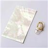 LOUKEKE 1 Pezzo Foglio Laminato in Madreperla con Conchiglia, Fai da Te, Materiale per Decorazioni domestiche, Artigianato, Fetta intagliata, intarsio 40x70 mm