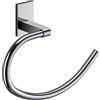 GEDY G-Singapore, Porta Asciugamani ad Anello, Colore Cromo, Porta salviette in Acciaio Inox e Cromall®, 10 Anni di Garanzia, Design R&S, Misure 16,3 x 22,3 x 6,6 cm