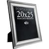 Sicignano Casalinghi Ingrosso Casalinghi Sicignano Casalinghi Portafoto Silver Altea 20x25 cm, Cornice Elegante Placcata Argento, Resistente a Macchie e Graffi, Design Minimalista e Raffinato per Foto e Stampe
