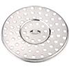 Cafopgrill Scarico a Pavimento Rotondo in Acciaio Inox, 8,5 cm di Diametro Scarico per Doccia Balcone Scaricatori di drenaggio Griglia di Scarico colino per Bagno WC Giardino Esterno