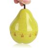 HERCHR Timer da Cucina, 60 Minuti Allarme Rotante Forma di Pera Promemoria Cottura, regolabile manualmente, senza Batteria per Cottura, Panificazione, Pasticceria, Sport