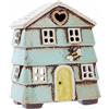 Village Pottery Portacandela a forma di alveare, colore: blu acqua