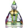 H&D HYALINE & DORA H&D vintage profumo egiziano bottiglia decor ricaricabile mini vuoto 3ml pozioni vetro piramide rettangolare