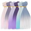 DICOSMETIC 6 pezzi parrucca di bambola 6 colori capelli di bambola 15,5 cm capelli di bambola corti e ricci capelli di bambola di plastica kit di fabbricazione di bambole sostituzione di capelli falsi