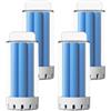 RichVibe Per ECOVACS Solido Pavimento Mop Panni Blu Detergente Per DEEBOT N30 Per OMNI N30 PRO Per OMNI DSC060002 Facile Installazione 4 Pezzi Aroma Rinfrescante