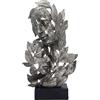 Nemesis Now Natural Emotion - Embrace - 38 cm, Scultura in resina argentata con foglie di madre e figlio, Baby Shower, per gli amanti della natura e dell'arte, realizzata nella resina più pregiata
