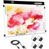 JUSONEY Tavolo Luce A2 Light Pad Diamond Painting Accessori Tavolo Luce Disegno Per Disegno Pittura Animazione Diamond Painting con 4 Clip di Fissaggio