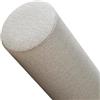 Odaima Rotondo Cuscino Cervicale 15x40/20x70/20x100cm Memory Foam Cuscino Cilindrico Lungo, Supporto Rimovibile Cervicale/Lombare, per Letto, Divano,Yoga,Lombare,Gamb(Grigio chiaro,20cmx120cm)
