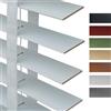 Generico Tende Veneziane Legno 45cm 60cm 75cm 90cm 100cm 120cm, Veneziane Orizzontali per Interni/Esterno, Tende Veneziana Massiccio per Porte Finestre, Facili da Montare(Bianco)