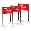 LEMAX Bandiere Pista da Sci - Ski Racing Flag Set of 3