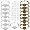 BITEFU Set di 16 ciondoli a forma di vassoio, cabochon, lunetta con 20 mm, adatto per fai da te, feste, regali e creazione di gioielli