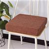 Generico cuscino di seduta Cuscino per sedia in memory foam per poltrona, cuscino di rialzo antiscivolo, cuscino per sedia confortevole per interni ed esterni, auto, ufficio, divano (45x45x8 cm, caff
