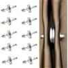 Molyorch 10 Paia Tende da Doccia Calamite, Bottoni Magnetici Set, Calamita Tende Interno, Fermaglio Magnetico, per Tende Trasparenti, Tende Pesanti, Tende Oscuranti