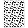 DOTBUY-SHOP Coperta Pile, Flanella Singolo/Matrimoniale Coperta, Stampa Bassotto e Calda Coperta Matrimoniale, Coperta Pile, Inverno Coperta Divano Flanella (100x150cm,Nero Bianco)