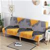 LJQAIZYL Copri Divano Senza Bracciolo Elasticizzato Antigraffio Copridivano Clic Clac 3 2 Posti Senza Braccioli Antiscivolo Lavabile Rimovibile Fodera per Futon Divano Letto Pieghevole (120-150cm,J)
