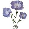 MOTUZP Decorazioni di Fiori Giganti per Matrimoni da 5,25 Piedi Enormi Fiori Artificiali con Base in Piedi Decorazioni per Interni Ed Esterni per Matrimoni per Ricevimenti, Banchetti, (D)
