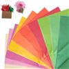Lyivisk Carta velina 70 x 50 cm, 50 fogli di carta velina colorata, 10 colori, 17 g/m, carta trasparente colorata, carta da regalo per Pasqua, compleanno, fai da te, Natale
