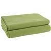 zoeppritz since 1828', Coperta in Morbido Pile con Punto d'uncinetto da 160 x 200 cm, Poliestere/Viscosa., 650 Verde, 160 x 200