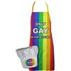 CKB LTD Gift House International IGGI - Grembiule da Cucina con Scritta Only Gay, con Cappello