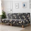 LJQAIZYL Copri Divano Senza Bracciolo Elasticizzato Antigraffio Copridivano Clic Clac 3 2 Posti Senza Braccioli Antiscivolo Lavabile Rimovibile Fodera per Futon Divano Letto Pieghevole (150-190cm,B)