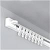 Generic System Di Binari Per Tende Da Soffitto Binario Per Tende Autoadesivo 70 Cm-600 Cm Binario Tenda Soffitto Divisorio Per Tende Senza Foratura(Wall,120cm/3.93FT)