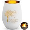 Cadimus Luce Commemorativa Lutto, Testo TedescoDu bist Nicht mehr da, wo Du warst, Aber Du bist überall, wo wir sind, Portacandele come Regalo