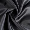 CABODYALS Tessuto di Seta Nero da 150cm Morbido Tessuto di Raso in Poliestere al Metro Vintage Traspirante Tinta Unita Ampio in Seta per Cucito Creazione di Festival Matrimoni Decorazioni