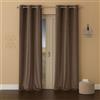 fashion home Pagano Pannello Tenda Arredo in Velluto con Anelli 140x280 cm Linea Oro per Interni, colore Marrone