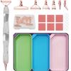 FineGood Diamond Art Accessori con vassoi diamantati, kit 5D Diamond Art per adulti pittura fai da te con teste multi penna presa comoda foratura più veloce