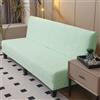 Hixingo Copridivano Senza Braccioli Lavabile, Copridivano 3 Posti Tinta Unita Moderna Antiscivolo, Copri Divano Elasticizzato Fodera per Divano Letto Clic Clac (L:190-225cm,Verde Chiaro)