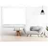 PUR LINE PURLINE | Tenda a rullo Dimensioni 160x250 cm Larghezza x Altezza Protezione solare e regolazione della luce - Tessuto traslucido Dimensioni 157x245 cm Colore Bianco Installazione a parete o soffitto