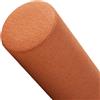 Odaima Rotondo Cuscino Cervicale 15x40/20x70/20x100cm Memory Foam Cuscino Cilindrico Lungo, Supporto Rimovibile Cervicale/Lombare, per Letto, Divano,Yoga,Lombare,Gamb(Arancia,20cmx60cm)