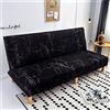 Hiseng Copridivano Senza Braccioli 3/2 Posti Elasticizzato Fodere Coperture Divano Letto Pieghevole Clic Clac Universale Lavabile Anti Scivolo Copri (160-190cm,Marmo)
