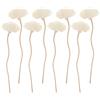 KONTONTY Set Di 8 Bastoncini Diffusori Di Aroma in Legno Di Rosa - Ideali Per Olio Essenziale e Fragranze Per La Casa - Bastoni Di Rattan a Forma Di Fiore Per