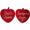 MyVorrei Coppia di Presine Love PERSONALIZZABILE | A forma di Cuore da Regalare al tuo Amore | cm 20x20 circa | Cotone Tessuto esterno e PU interno imbottito