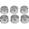 ARMYJY 6pcs Interruttore Rotativo In Lega di Alluminio Manopola Rotonda Gas Maniglia Piano Cottura Accessori Da Cucina per Stufe Da Cucina Forni Stufe A Gas Forni Stufe Elet