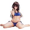 DEXSHUN Minazumi Kasane Girl Figurine Originale Pittura Figurine, Seduta, Costumi da bagno, faccia intercambiabile, 15 cm, modello in PVC, decorazione da scrivania, regalo da collezione