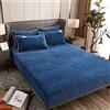 uyeoco WWQQ Custodia Materasso Elasticità Coprimaterasso Bed Linen Lenzuolo con Angoli Cotone Matrimoniale/Singolo Imbottito all-Inclusive Copriletto Lenzuola Letto (Color : H, Size : 90x200cm)